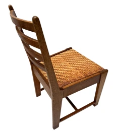 Four Modernist Art Deco Dining Room Chairs by Bas van Pelt for My Home, 1930s